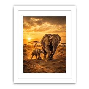 Baby Elephant Canvas Print