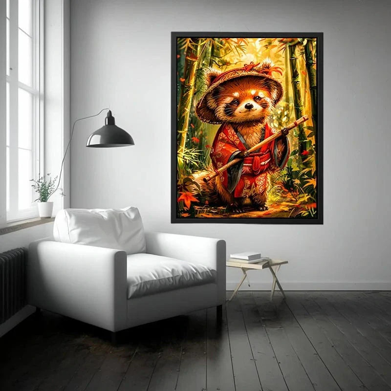 Tanuki Dog Canvas Print