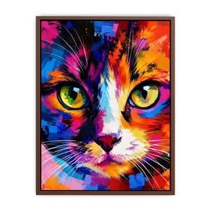 Cat Pop Art Canvas Print