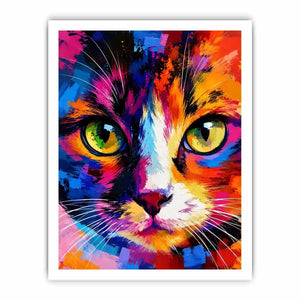 Cat Pop Art Canvas Print