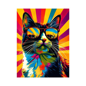 Cat Pop Canvas Print