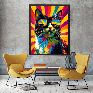 Cat Pop Canvas Print