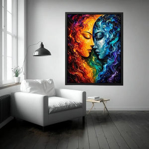 Twin Flame Canvas Print