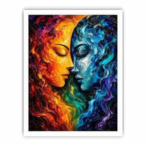 Twin Flame Canvas Print
