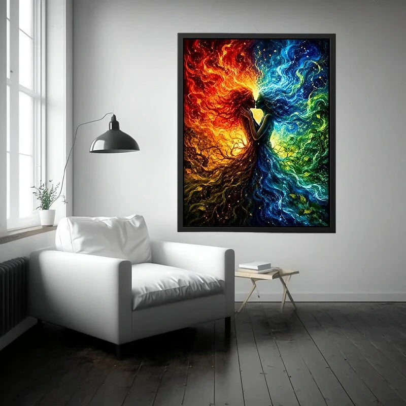 Fire Kiss Canvas Print