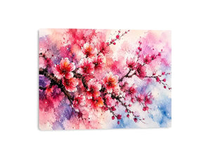 Pink Cherry Blossoms Canvas Print