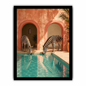 Drinking Water Canvas Print