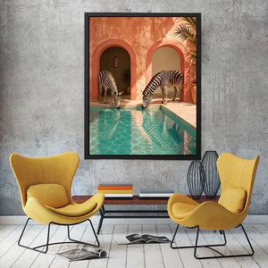 Drinking Water Canvas Print