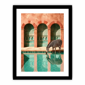 Cool Zebra Canvas Print