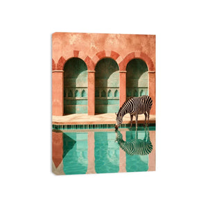 Cool Zebra Canvas Print