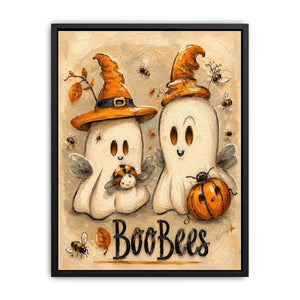 Cartoon Ghosts Canvas Print