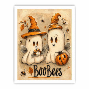 Cartoon Ghosts Canvas Print