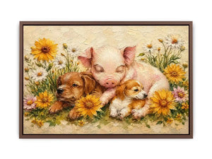 Cute Closeup Canvas Print