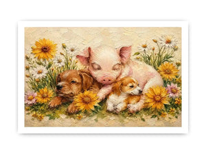 Cute Closeup Canvas Print