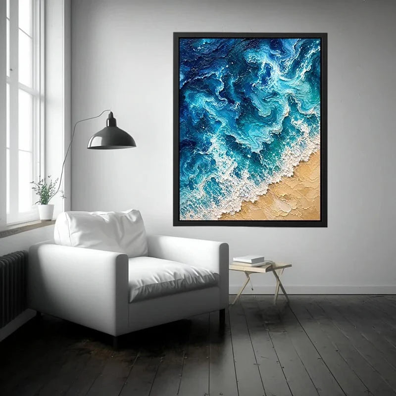 Breathtaking Beach View Canvas Print
