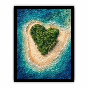 Heart Island Canvas Print
