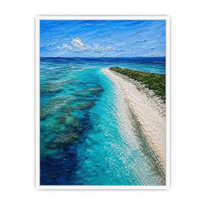 Blue Top Mushrooms Canvas Print