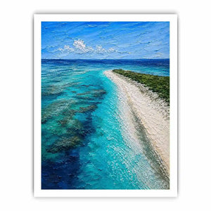 Blue Top Mushrooms Canvas Print