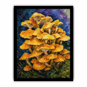 Gold Top Top Mushrooms Canvas Print