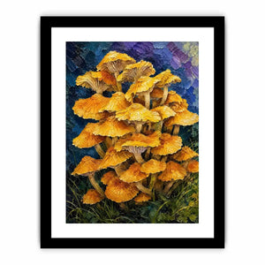 Gold Top Top Mushrooms Canvas Print