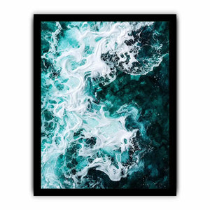 Teal Ocean Canvas Print