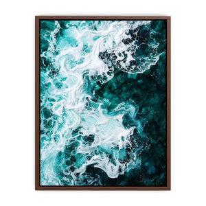 Teal Ocean Canvas Print