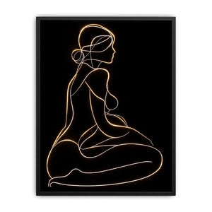 Figure Drawing Canvas Print