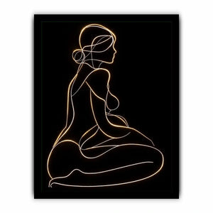 Figure Drawing Canvas Print