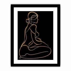 Figure Drawing Canvas Print