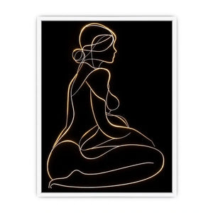 Figure Drawing Canvas Print
