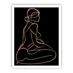 Figure Drawing Canvas Print