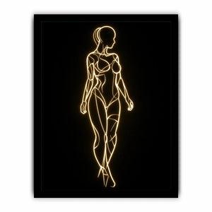 Female Body Canvas Print