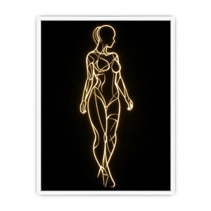 Female Body Canvas Print