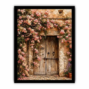 Italy door Canvas Print