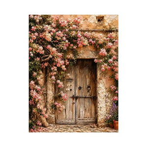 Italy door Canvas Print