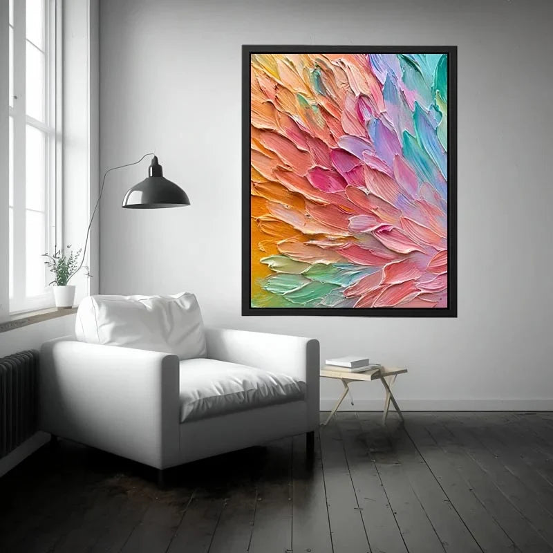 Pastel Strokes Canvas Print