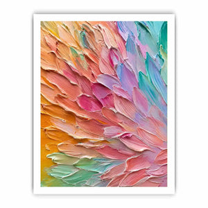 Pastel Strokes Canvas Print