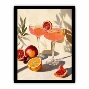 Two Glasses Of wine Canvas Print