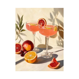 Two Glasses Of wine Canvas Print