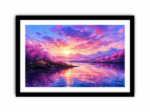 Pastel Lake Canvas Print