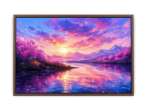 Pastel Lake Canvas Print