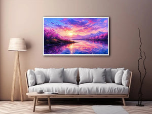 Pastel Lake Canvas Print