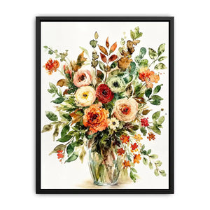 Flower Jar Canvas Print