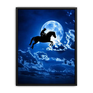 Riding Horse Canvas Print