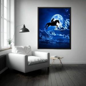 Riding Horse Canvas Print
