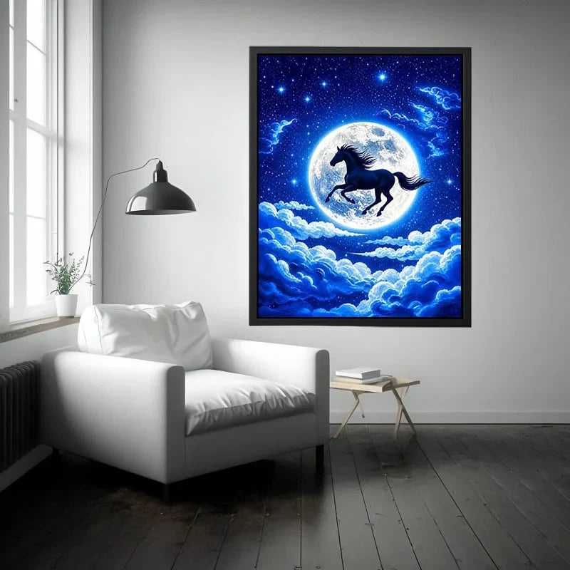 Horse In The Sky Canvas Print