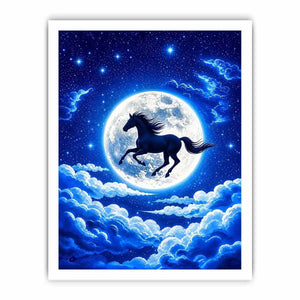 Horse In The Sky Canvas Print