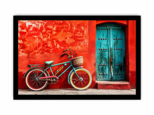 Bicycle In Mexico Canvas Print