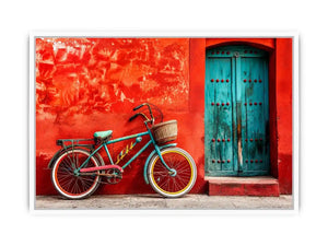 Bicycle In Mexico Canvas Print