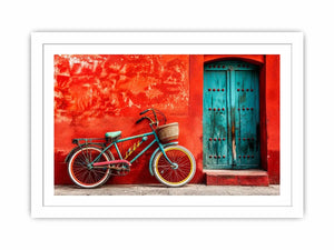 Bicycle In Mexico Canvas Print
